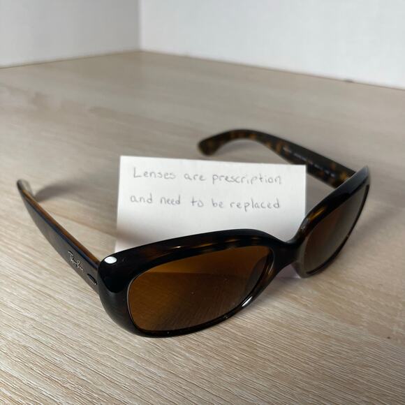 Ray-Ban JACKIE OHH RB4101 710 Cat Eye Tortoise Italy FRAMES ONLY 58-17-135 - Picture 1 of 8